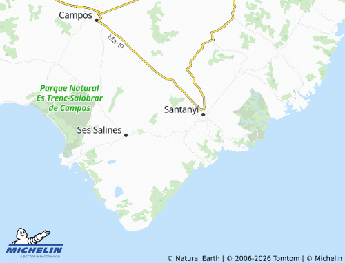 Mapa MICHELIN Es Llombards - ViaMichelin