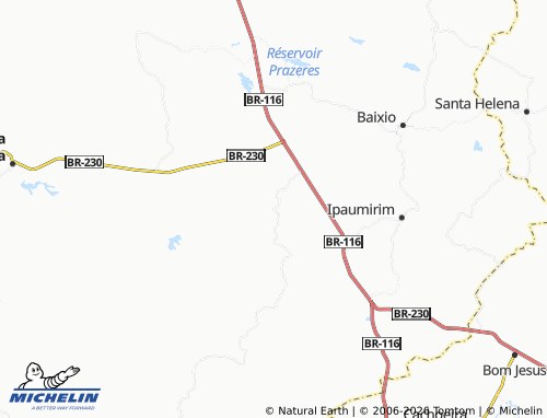 Mapa MICHELIN Canaúna - ViaMichelin