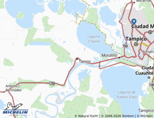 MICHELIN Tamos map - ViaMichelin