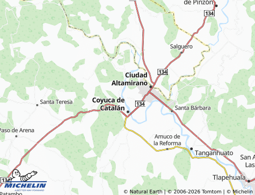 Mapa MICHELIN La Conchita - ViaMichelin