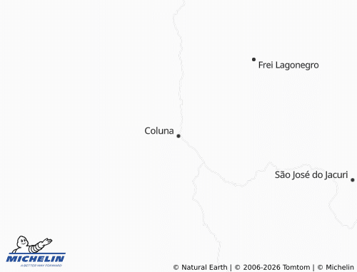 Mappa MICHELIN Coluna - ViaMichelin