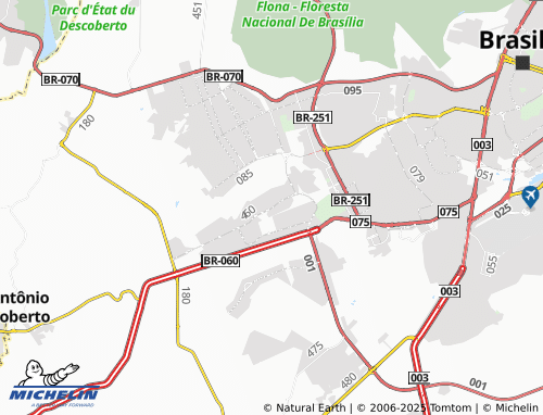 Mappa MICHELIN Samambaia - ViaMichelin