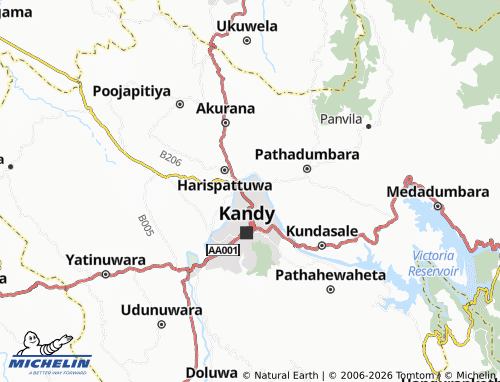 Mappa MICHELIN Nittawela - ViaMichelin