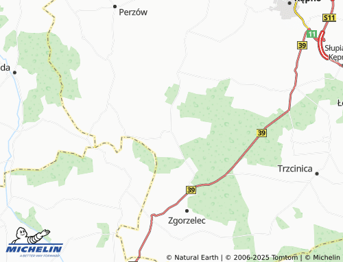 MICHELIN Drożki map - ViaMichelin