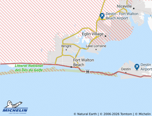 Mappa MICHELIN Cinco Bayou - ViaMichelin