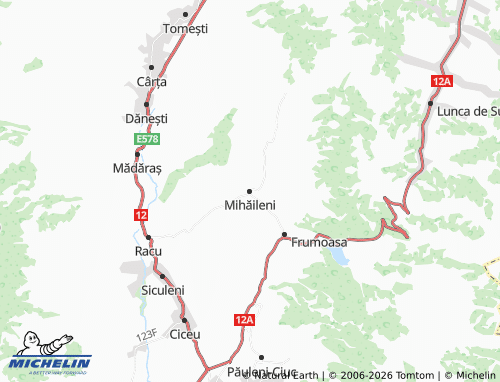 Mappa MICHELIN Mihăileni - ViaMichelin
