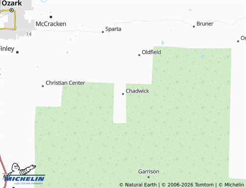 Carte MICHELIN Chadwick - ViaMichelin