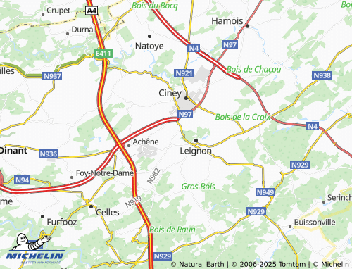 MICHELIN Barcenal map - ViaMichelin