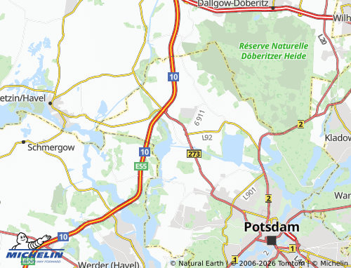 MICHELIN Marquardt map - ViaMichelin