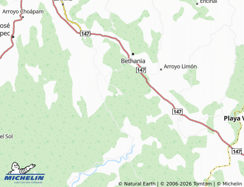Mappa MICHELIN La Joya de Santa María Jacatepec - ViaMichelin