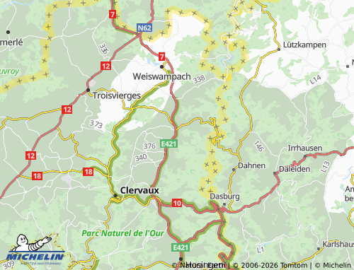 MICHELIN-Landkarte Heinerscheid - ViaMichelin