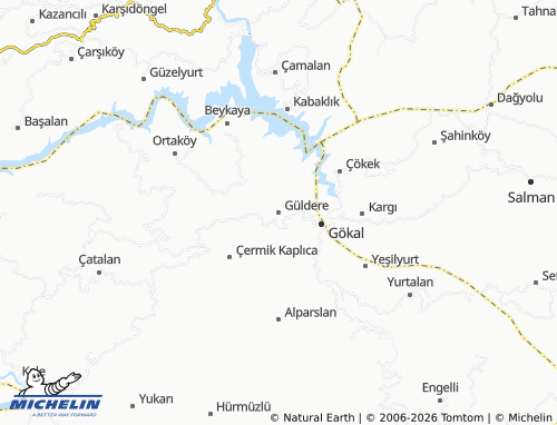 MICHELIN Güldere map - ViaMichelin