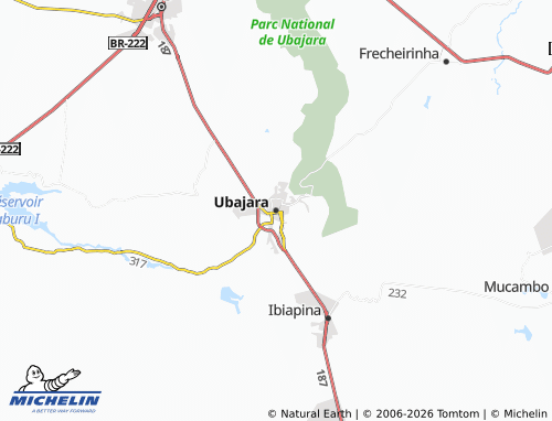 Mapa MICHELIN Ubajara - ViaMichelin