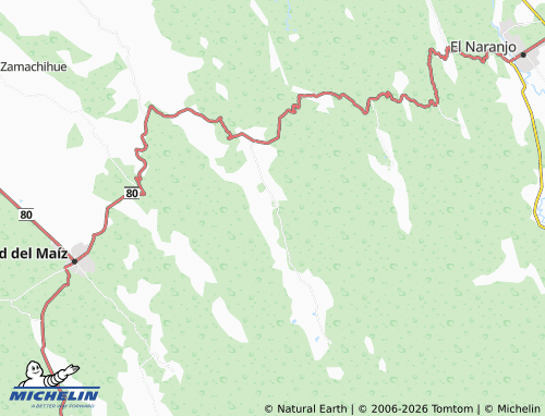 MICHELIN Aquiles Serdán map - ViaMichelin