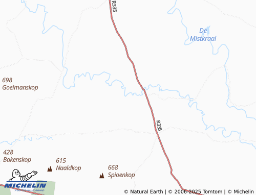 MICHELIN Bassonskraal map - ViaMichelin
