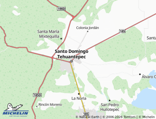 MICHELIN San Blas Atempa map - ViaMichelin