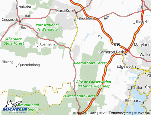 MICHELIN Mulbring map - ViaMichelin