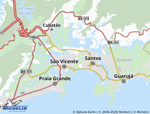 Mappa MICHELIN Santa Maria - ViaMichelin
