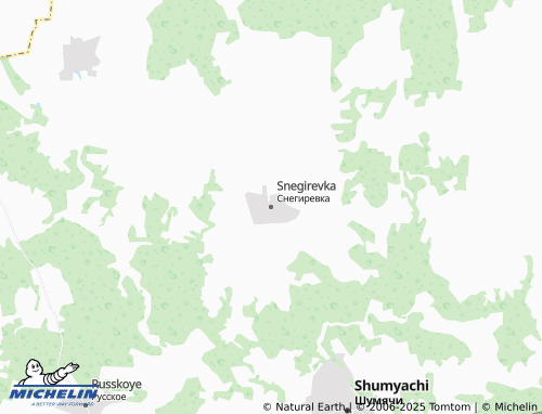 MICHELIN Snegirevka map - ViaMichelin