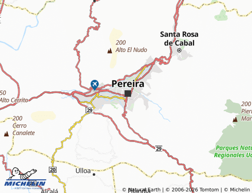 Carte MICHELIN Olaya Herrera - ViaMichelin