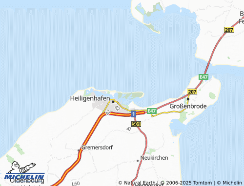 MICHELIN Graswarder map - ViaMichelin
