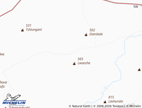 MICHELIN-Landkarte Tshipale - ViaMichelin