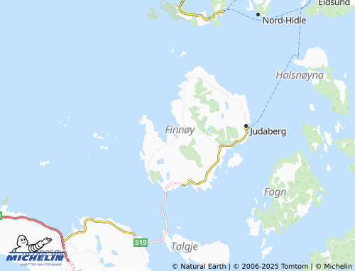 MICHELIN Steinnesvåg map - ViaMichelin