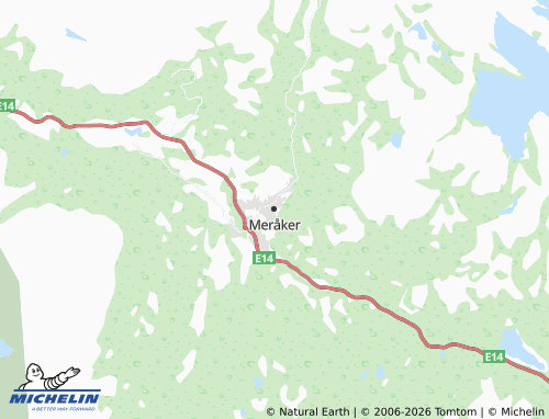 Mapa MICHELIN Meråker - ViaMichelin