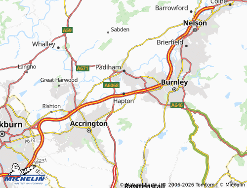 Carte MICHELIN Hapton - ViaMichelin