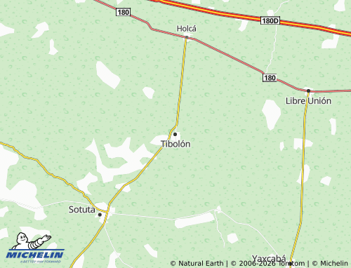 Carte MICHELIN Tibolón - ViaMichelin