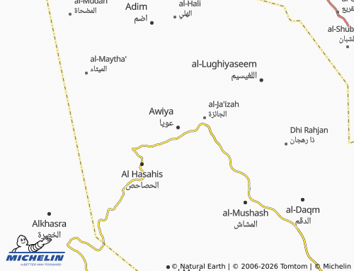MICHELIN-Landkarte Duqm al-Dhaneeb - ViaMichelin