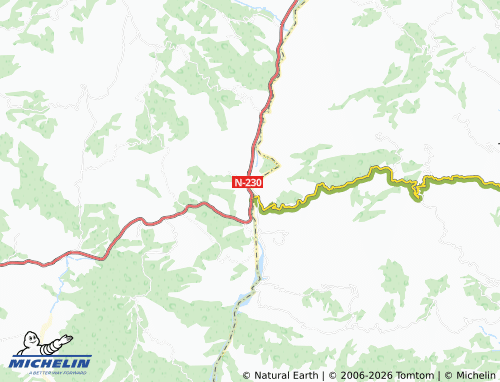 Kaart MICHELIN Puente de Montañana - ViaMichelin