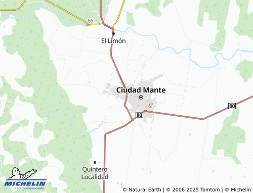 MICHELIN Nacional Colectiva Tercera Etapa map - ViaMichelin