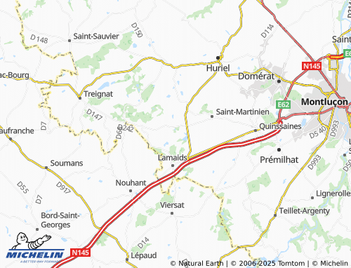 Mappa MICHELIN Bartillat - ViaMichelin