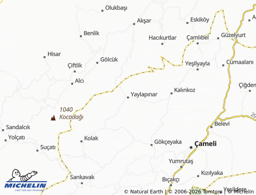 MICHELIN Yaylapınar map - ViaMichelin