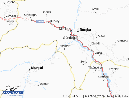 Mappa MICHELIN Akpınar - ViaMichelin