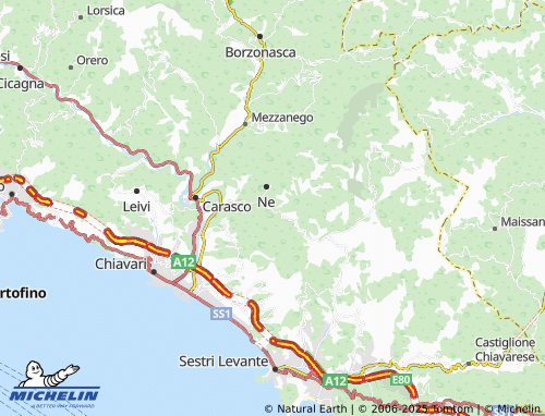 MICHELIN-Landkarte Conscenti - ViaMichelin