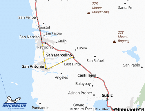 MICHELIN Central map - ViaMichelin