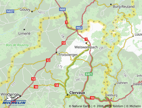 MICHELIN Binsfeld map - ViaMichelin