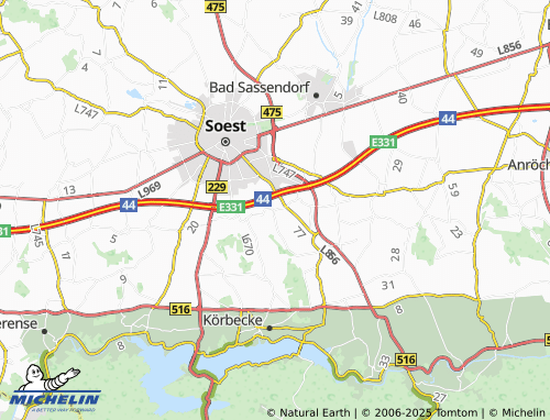 MICHELIN Müllingsen map - ViaMichelin