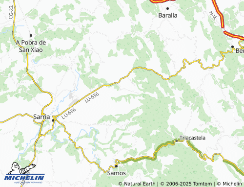 MICHELIN Río (San Martiño) map - ViaMichelin