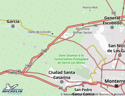 Mappa MICHELIN Santoral - ViaMichelin