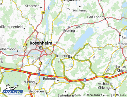 MICHELIN Stephanskirchen map - ViaMichelin
