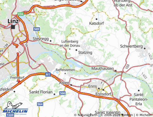 MICHELIN Abwinden map - ViaMichelin