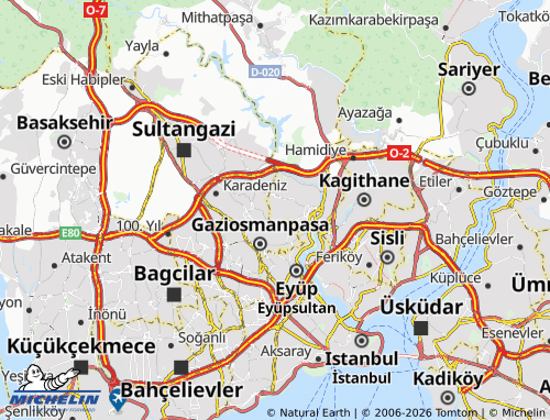 Mapa MICHELIN Yeşilpınar - ViaMichelin