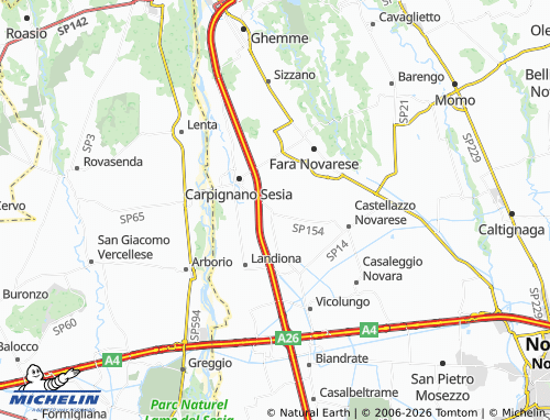 Mappa MICHELIN Sillavengo - ViaMichelin