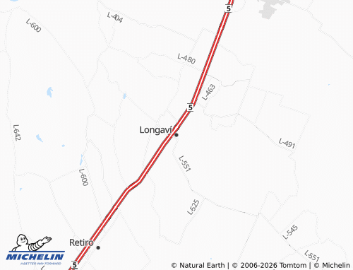 MICHELIN Longaví map - ViaMichelin