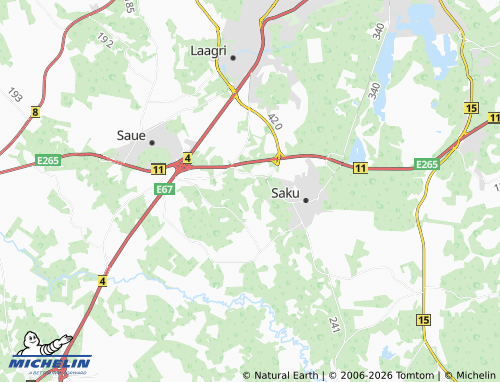 MICHELIN Juuliku map - ViaMichelin