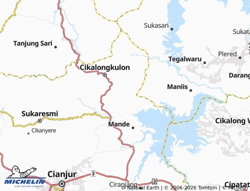 MICHELIN Lembahsari map - ViaMichelin