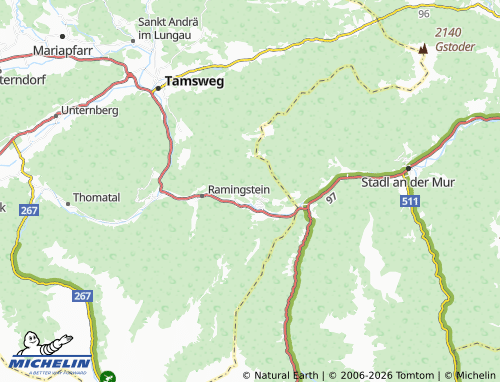 Mappa MICHELIN Mitterberg - ViaMichelin
